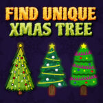 FIND UNIQUE XMAS TREE | FREE XMAS GAMES