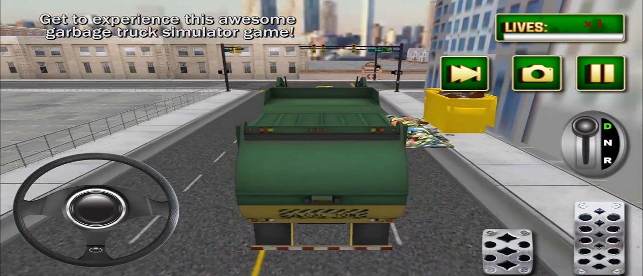 trash truck simulator game